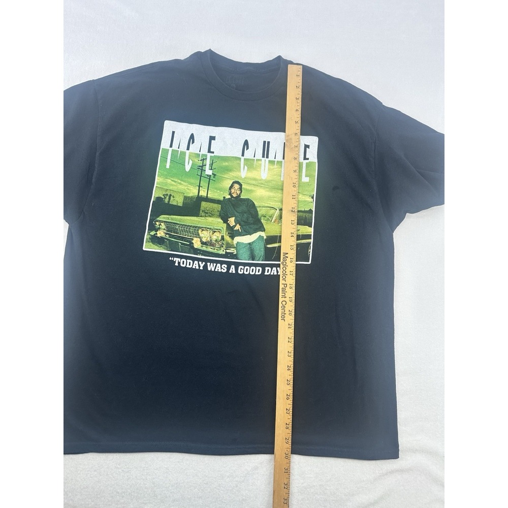 Ice Cube Graphic T Shirt Men's 2XL Black Rap Tee Hip Hop Streetwear - Picture 10 of 11